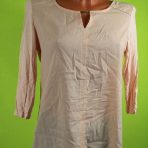 Box#46 Orsay Blusenshirt S 36 Bluse Shirt halbarm apricot Damen Chiffon T-Shirt – Bild 6