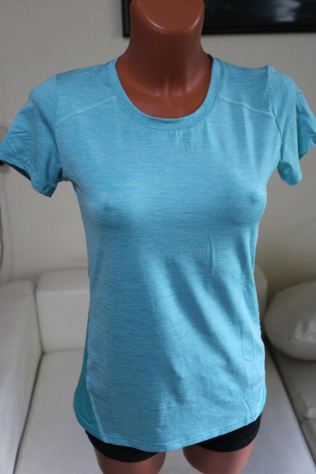 Box#48 Ouno Sportshirt Shirt Sport blau S 34 T-Shirt Funktionsshirt stretchig