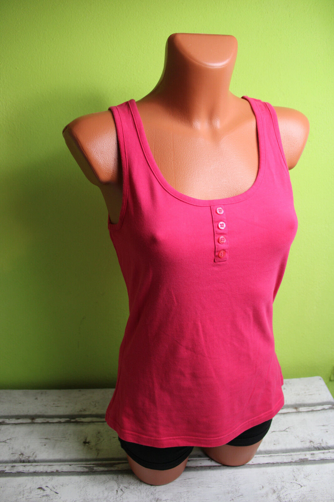 Box#90 esmara Top S 36 Shirt ärmellos Damen rosa pink Sommer Trägershirt stretch