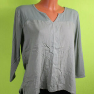 Shirt M 40/42 T-Shirt langarm Blusenshirt Tunika Longshirt  asymetrischer Rücken