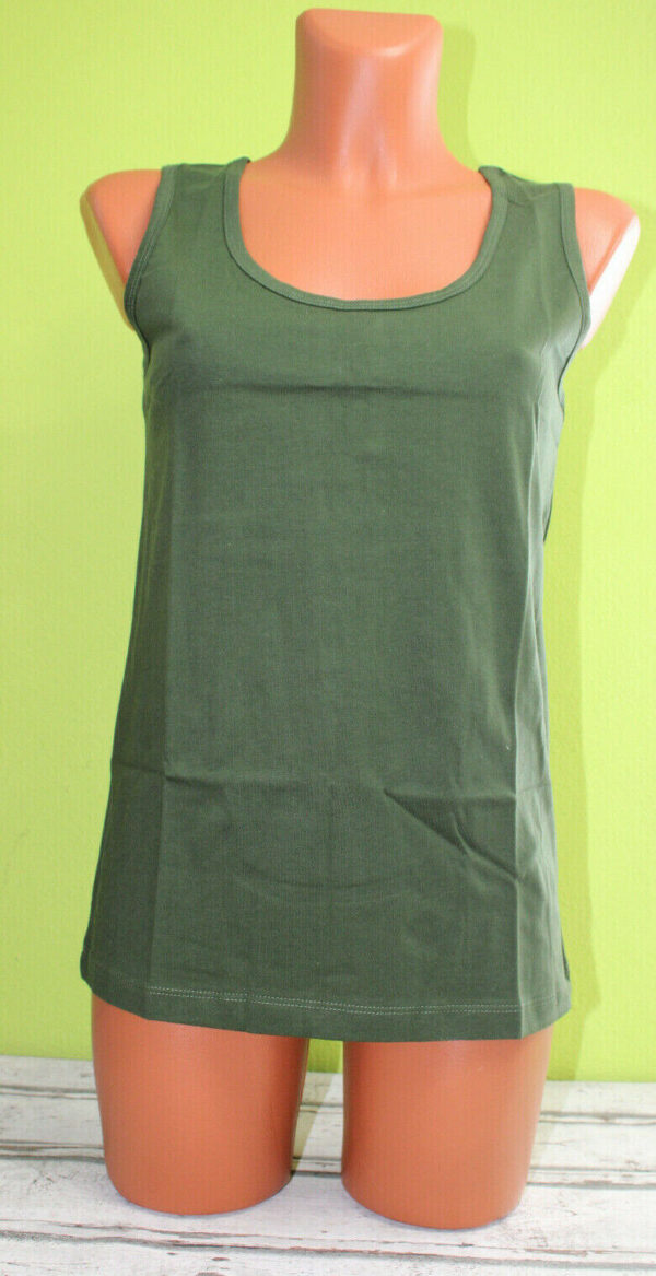 Vivance Unterhemd Top Trägershirt Shirt ärmellos grün Damen M 40 Sommershirt