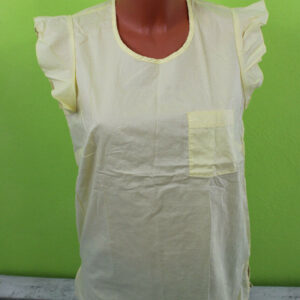 re-draft Tanktop XS 34 ärmellos Blusenshirt gelb Bluse Top Shirt Sommer Damen