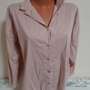 -Box#1 Damenbluse 2XL 50/52 Bluse 3/4 arm altrosa Hemdbluse stretch Stretchbluse