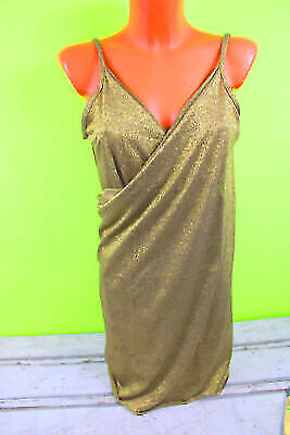 Box#45 Wickelkleid Trägerkleid S/M 36/38/40 Kleid Shirtkleid Strandkleid Glitzer – Bild 2