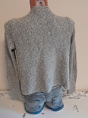 Box#100 abercrombie kids Strickjacke XL 154 Cardigan oversized grau Mädchen – Bild 4