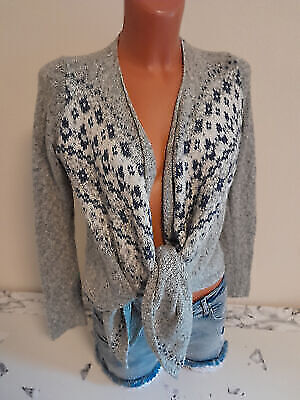 Box#100 abercrombie kids Strickjacke XL 154 Cardigan oversized grau Mädchen – Bild 5