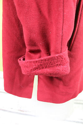 C&A Wollmantel rot lange Jacke Mantel L 44 Kaschmir & Wolle Damen Kurzmantel – Bild 5