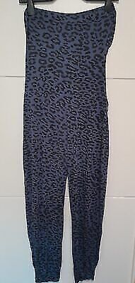 Box#43Playsuit Jumpsuit XS 34/36 Overall Einteiler ärmellos Catsuit Bandeau blau – Bild 3