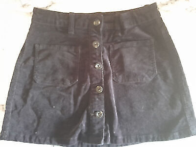 Box#61 Cordrock 134/140 Midirock Midi Rock Mädchen knielang schwarz Kord kurz