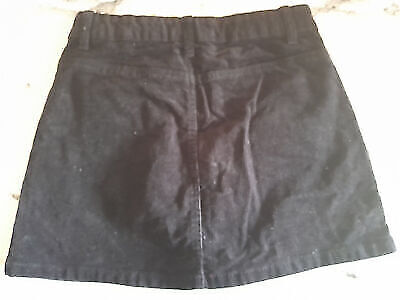 Box#61 Cordrock 134/140 Midirock Midi Rock Mädchen knielang schwarz Kord kurz – Bild 3