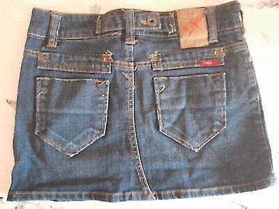 Box#63 Only Jeansrock XS 34 Minirock Mini Rock Damen blau kurzer Jeans Denim – Bild 2