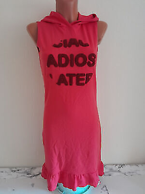 Box#51 Jerseykleid 176 Looxs Shirtkleid Hoodie Longshirt ärmellos rosa rot