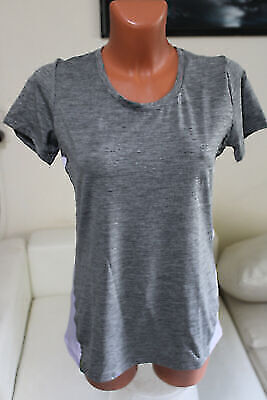 Box#48 Ouno Sportshirt Sport grau S 34 Funktionsshirt stretchig Longshirt