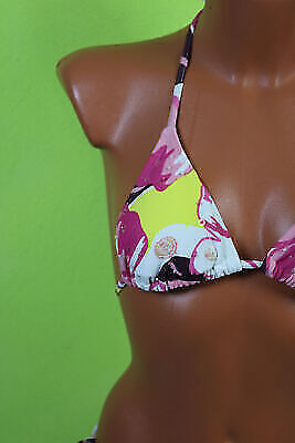 Box#39 Buffalo Bademode 2tlg XS 32 A B Neckholder Bikini Damen weiß rosa Beach – Bild 8