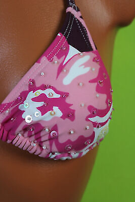 Box#39 Buffalo Bademode 2tlg XS 32 A B Neckholder Bikini Damen weiß rosa Beach – Bild 9