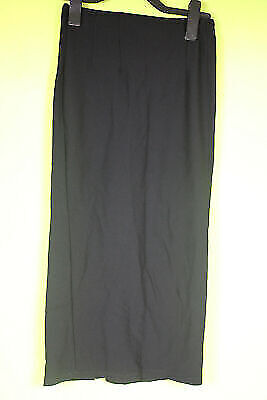 Box#100 Maxirock Rock XS 32/34 langer Damenrock schwarz Damen gefüttert gerippt