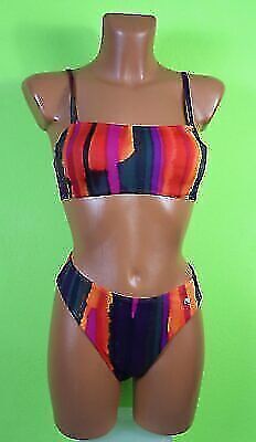 -Box#2 tweka Bademode Bikini S 36 A B Slip und Bustier BH Top Beach Wear bunt – Bild 2