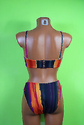 -Box#2 tweka Bademode Bikini S 36 A B Slip und Bustier BH Top Beach Wear bunt – Bild 4