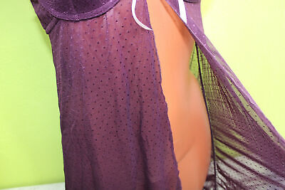 Box#103 6ixydixy Negligee 75A 75 A Dessous Nachtwäsche Bügel gepolstert BH lila – Bild 3