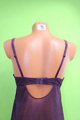 Box#103 6ixydixy Negligee 75A 75 A Dessous Nachtwäsche Bügel gepolstert BH lila – Bild 5