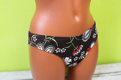 Box#115 Buffalo Bademode M 40/42 Badehose Slip Badeslip Damen braun Bikini