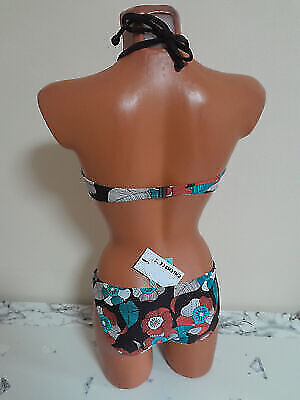 Box#39 Chiemsee Bademode Neckholder Bikini XS 34 A B Beach Wear braun Polster – Bild 5