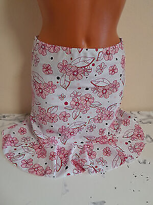 Box#30 s.Oliver Baderock S 36 Bademode knielang Damen weiß rosa Beach Wear Skirt