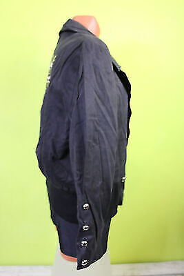 Jacke M 40/42 Übergang Damenjacke Blazer Übergangsjacke schwarz Damen langarm – Bild 3