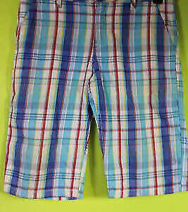 Box#71 H&M Jeansshorts dünne Jeans Shorts kurze Hose 164 Bermuda kariert