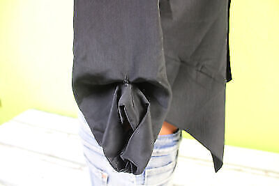 ginatricot Cardigan XS 34 schwarz dünne Jacke o. Verschluss Sommerjacke 3/4-Arm – Bild 3