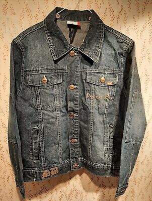 -Box#1 Jeansjacke Kinder Jungen 140 Jacke Denim blau Jeans langarm