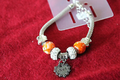 Scarlet Bijoux Armkette Armband Bettlerarmband mit Anhänger Modeschmuck silbern