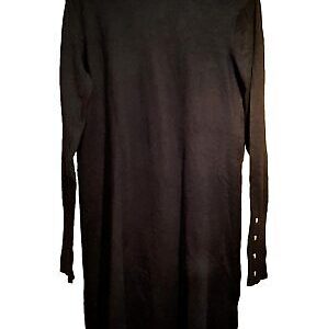 - Pimkie Damen Pullover Strick Gr. M 38 / 40 Damenpulli Steh Kragen schwarz lang