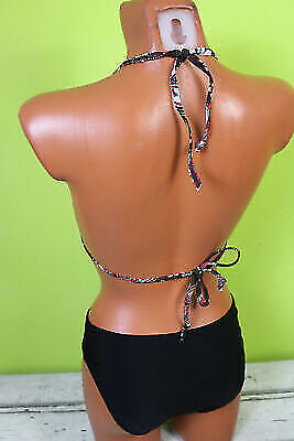 Box#115 Buffalo Bademode XS 32 A B Neckholder Bikini BH Top braun ohne Bügel – Bild 3