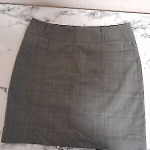 Xanaka Rock S 36 kariert grau Damenrock Minirock Business knielang kurz