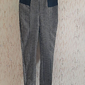 -Box#1 Esmara Leggings M 40/42 Stretchhose braun schwarz Hose stretch Dehnbund