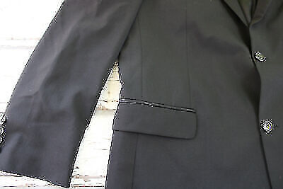 Manston Sakko Jacke Herren schwarz 50% Schurwolle XL Anzugjacke Wollsakko – Bild 2