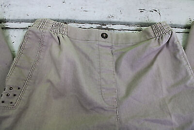 Box#61 bequeme Stretchhose Kurzgröße 20 Stretchjeans Damenjeans Bügelfalte beige – Bild 4