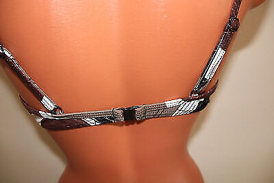 Box#115 Bademode M 38 70B 70 B Bikini BH Top Oberteil mit Bügel Polster braun – Bild 5