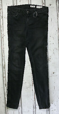 Box#61 Review Minnie Skinny Jeans Jeanshose schwarz W27 L30 M 38 Stretchjeans
