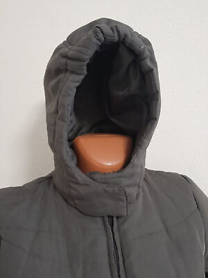 Winterjacke 128 Anorak oliv grün Jungen warme Jacke mit Kapuze – Bild 2