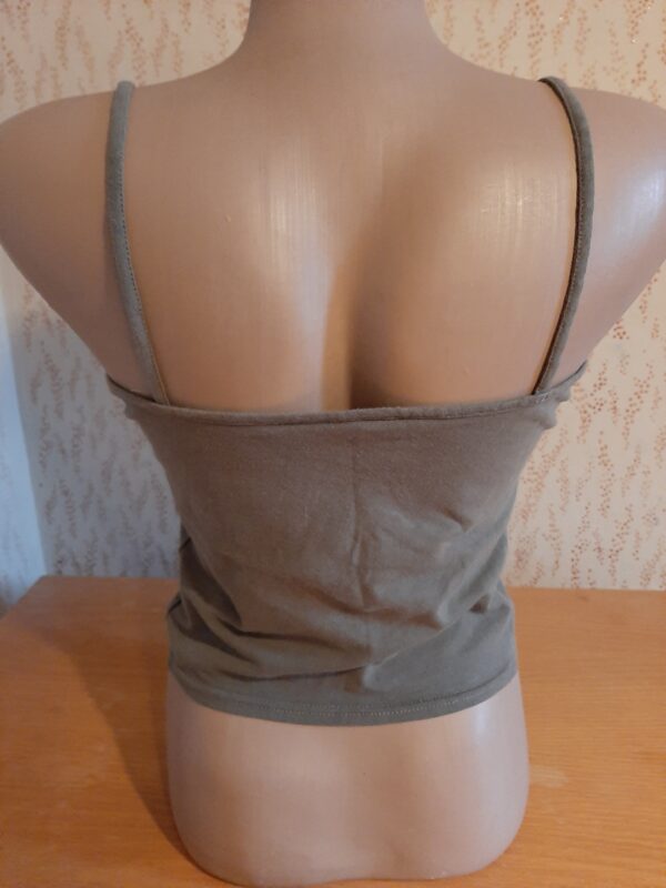 Box#88 Divided H&M Tank Top S 36 grün oliv Trägertop Trägershirt Shirt Damen – Bild 3