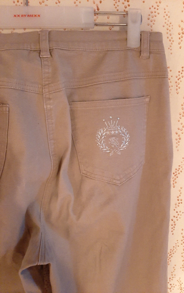 -Box#1 Paola Jeans M 38/40 Jeanshose Hose beige leichte Damenjeans – Bild 4