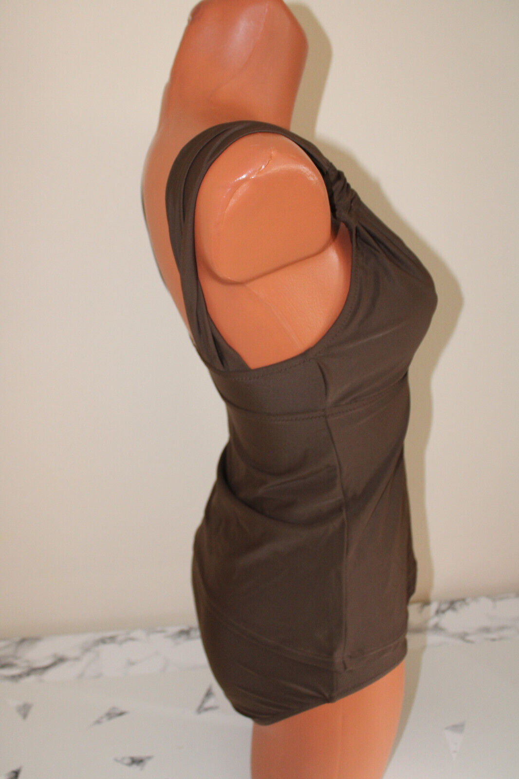 Box#37 heine Tankini XS 34A braun Bade Top & Slip Bademode Badeanzug Polster – Bild 3