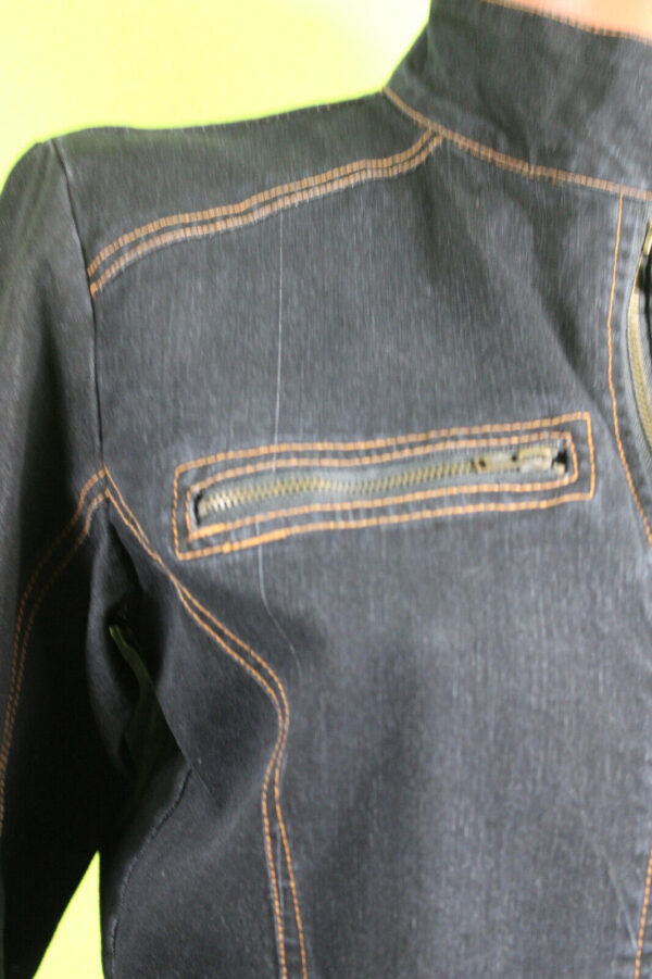 Pure Originals Jeans Jacke M 38 Jeansjacke blau Denim Übergangsjacke Damenjacke – Bild 2