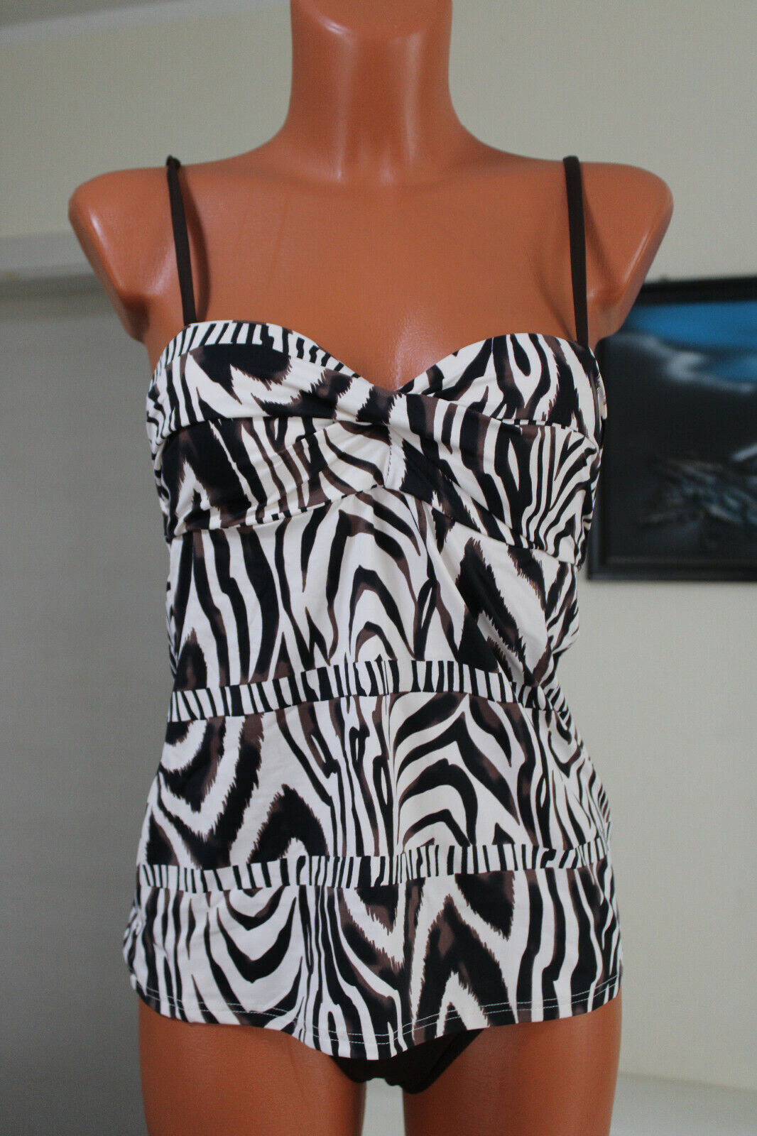 Box#39 Lascana Tankini Oberteil & Hose S 36 A Badeanzug Tanktop Badetop & Slip