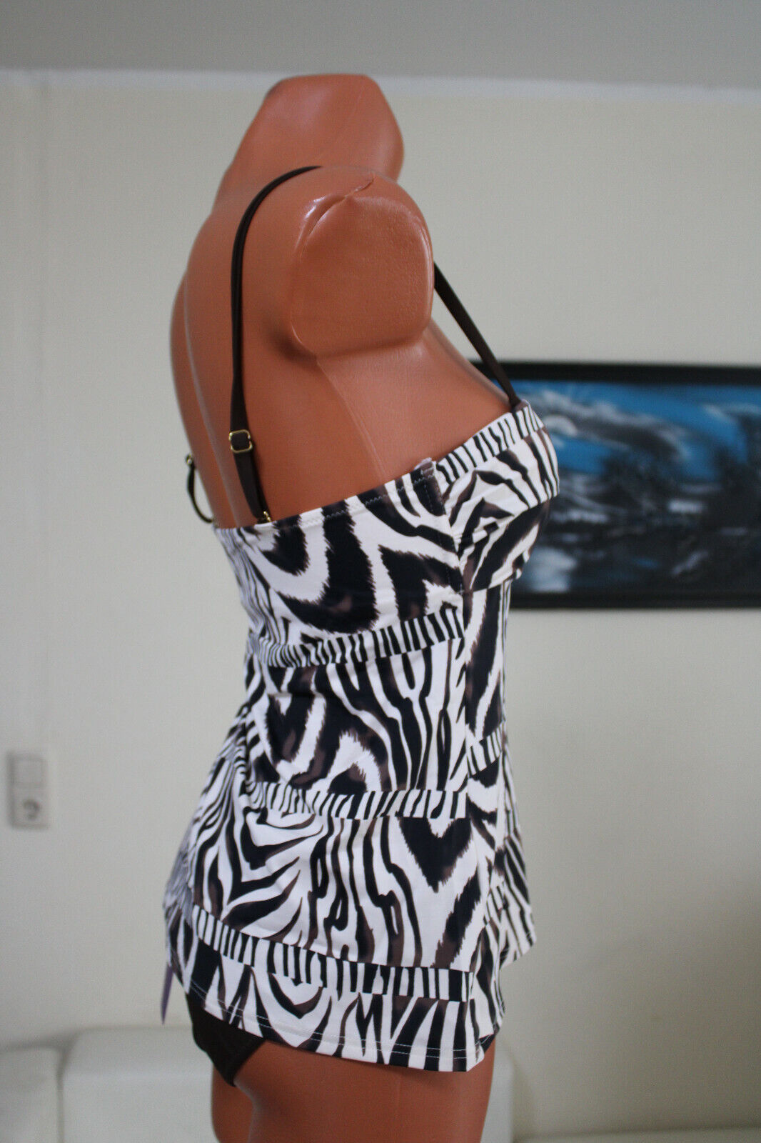 Box#39 Lascana Tankini Oberteil & Hose S 36 A Badeanzug Tanktop Badetop & Slip – Bild 3