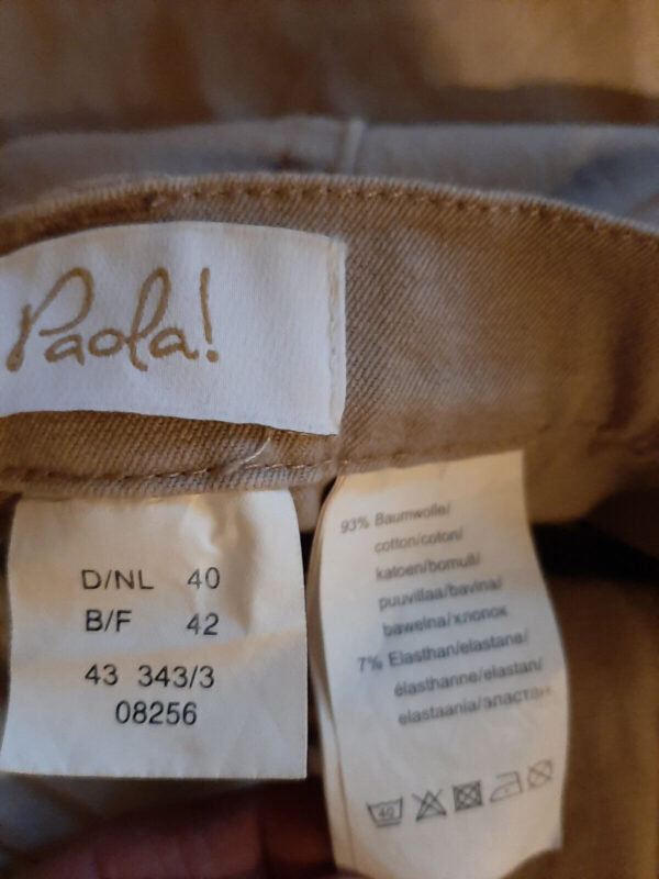 -Box#1 Paola Jeans M 38/40 Jeanshose Hose beige leichte Damenjeans – Bild 6