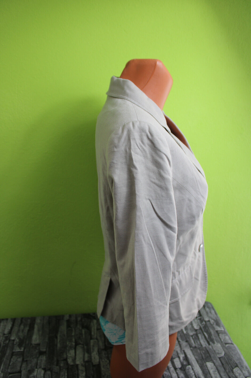 Box#119 Clockhouse Blazer S 38 Jacke dünn gefüttert beige braun Damen – Bild 3