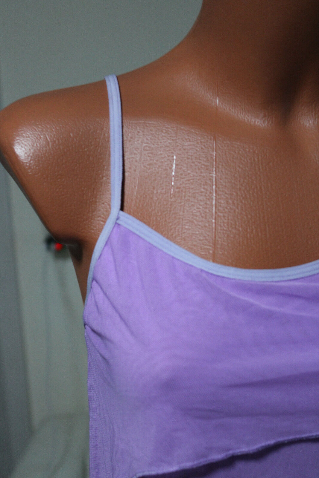 Nachthemd Schlafshirt M 38 Negligee Trägershirt Trägertop Nachtwäsche Damen – Bild 2